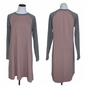 Thyme & Honey mauve long sleeves dress med